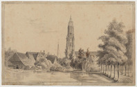 TvB T 191
<br/>
Gezicht bij de Nieuwe Laan te Delft
<br/>
<em>Borsteegh, Cornelis (1773-1834)</em>